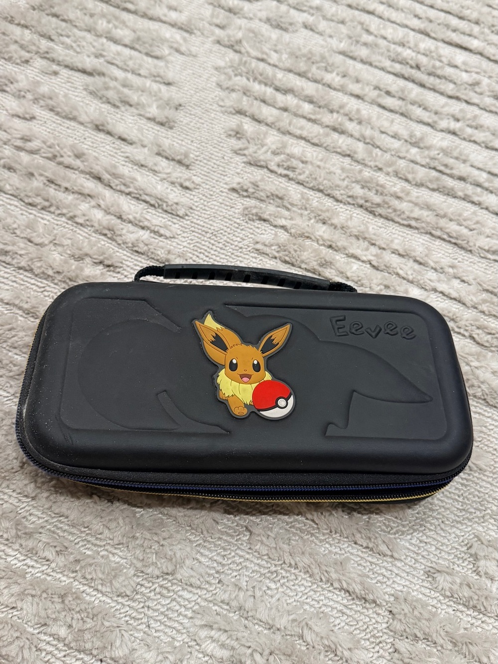 Pokémon Eevee Black Portable Handheld Console Case